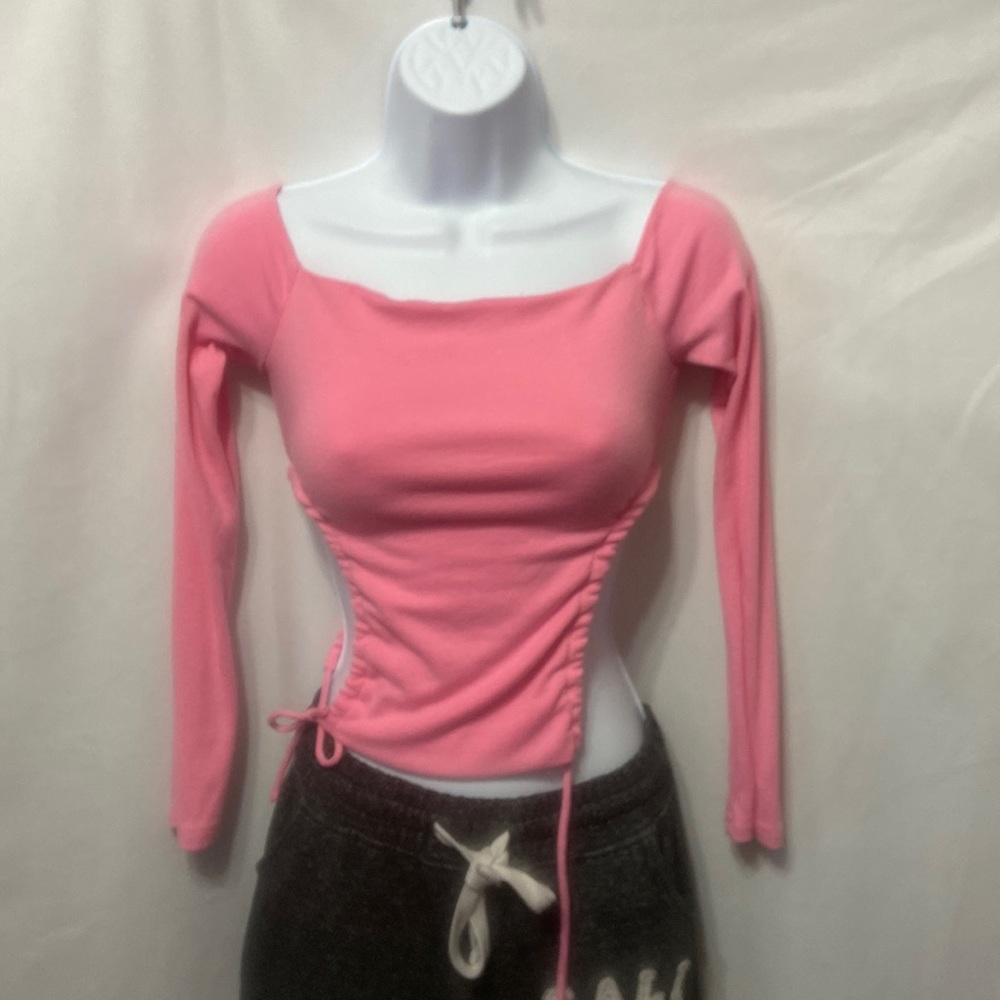 Better Be cute pink crop top.